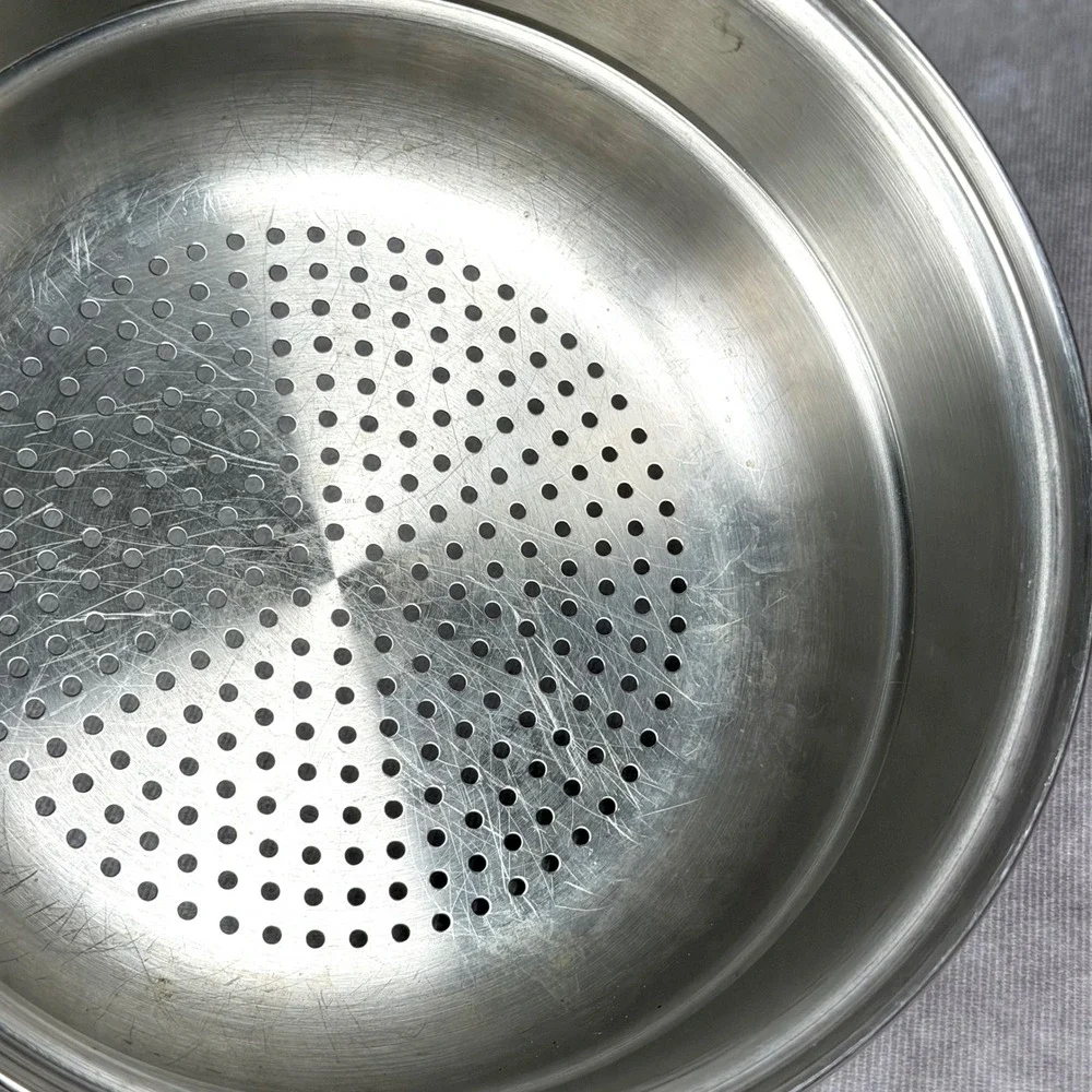 Saladmaster Stainless Steel 8in Steamer Insert Colander Strainer Pan No Lid